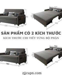 Giường sofa cao cấp đa năng thiết kế thông minh sang trọng khung thép cacbon chắc chắn có hộp để đồ tiện dụng