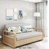 Giường sofa thông minh hai trong một cho phép người dùng dễ dàng chuyển đổi từ chế độ sofa sang giường và ngược lại