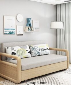 Giường sofa thông minh hai trong một cho phép người dùng dễ dàng chuyển đổi từ chế độ sofa sang giường và ngược lại