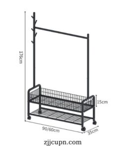 Giá Kệ Treo Quần Áo Decor Sang Xịn Tích Hợp Khung Treo Đồ, Móc Treo Mũ, Khay Để Đồ Tiện Ích