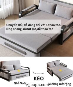 Sofa Giường Gấp Gọn Chất Liệu Khung Thép Không Gỉ Siêu Bền