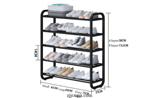 Nafenai Kệ để giày dép nhiều tầng cỡ nhỏ chống bụi đơn giản cho nhà ở